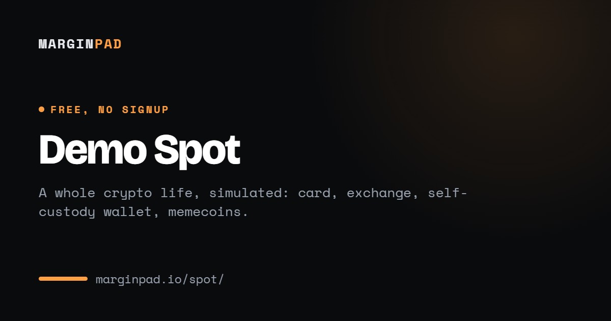Free Demo Spot Trading - $10,000 Practice Card | MarginPad